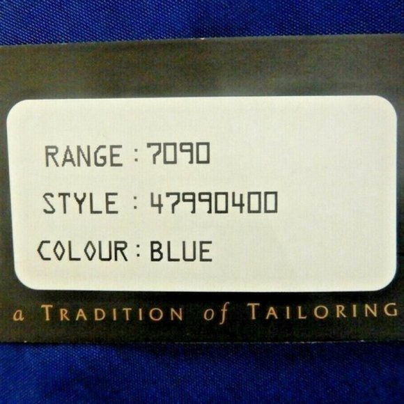 Jack Lipson Sport Shirt Blue Cotton Sz M NWT - Picture 2 of 9